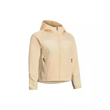 Under Armour Solid Color Zip-Up Hooded Jacket Women jackets Puff-Pink 1374632-804 M