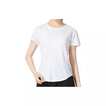 Under Armour Однотонная футболка с круглым вырезом и коротким рукавом, женские топы, белая 1373399-100 XL