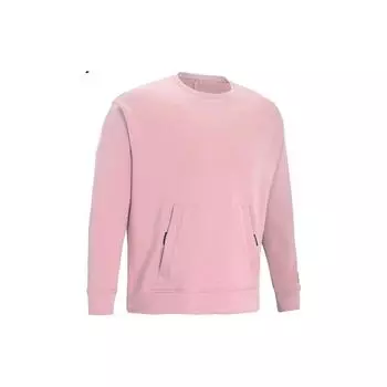 Under Armour Однотонный трикотажный свитер с круглым вырезом, повседневный спортивный свитер для мужчин, розовый 1377172-697 L
