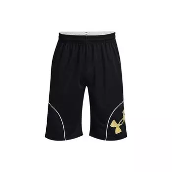 Under Armour Solid Logo Straight Leg Shorts Мужские шорты черные 1370222-002 S