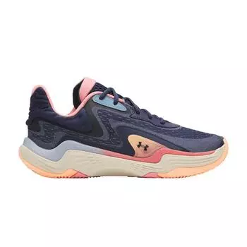 Under Armour Spawn 7 Blue Calm Sun Kiss Men Sneakers Washed-Navy 3028461-453 41