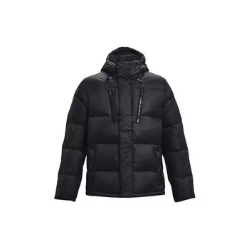 Under Armour сплошная цветная куртка на молнии с капюшоном и стежком Мужская верхняя одежда черный 1375437-001 M