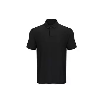 Under Armour Сплошная цветная рубашка поло с двойными планками и воротником с короткими рукавами, мужские топы, черные 1377362-001 M