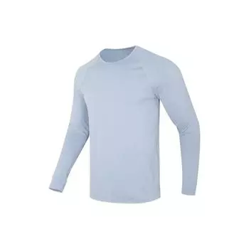 Under Armour Сплошная футболка с круглым вырезом и длинными рукавами, мужские топы, синяя 1378989-465 XXL