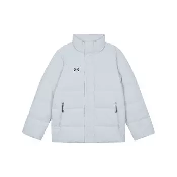 Under Armour Сплошной цвет Повседневный пуховик с воротником-стойкой и длинными рукавами Куртки унисекс Светло-серый 23600802-009 L