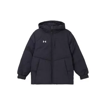 Under Armour сплошной цвет повседневный пуховик с капюшоном и длинными рукавами куртки унисекс темно-синий 23600801-409 M