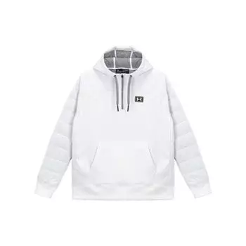Under Armour Сплошной цвет с капюшоном для тренировок Женские топы Белый 1368672-101 L