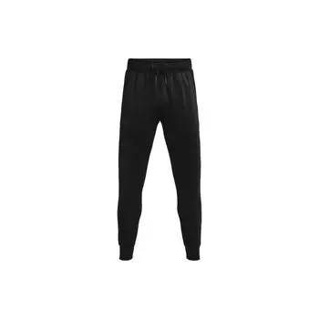 Under Armour Сплошной цвет с логотипом Теплые джоггеры Мужские брюки Черный 1374297-001 L