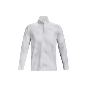 Under Armour Спортивная футболка Meridian с длинным рукавом и застежкой-молнией 1/4, мужская, белая 1380984-100 XXL