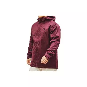 Under Armour Спортивная куртка на открытом воздухе из полиэстера с капюшоном на молнии Мужская верхняя одежда Красный 1300663-601 S
