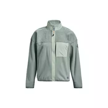 Under Armour Спортивная куртка Polartec Maxx Solid Zip Collar, женская куртка, светло-серо-зеленая 1373291-781 S