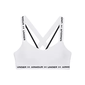 Under Armour Спортивная майка Crossback Low Intensity Quick Dry Printed, женская белая 1361033-100 L