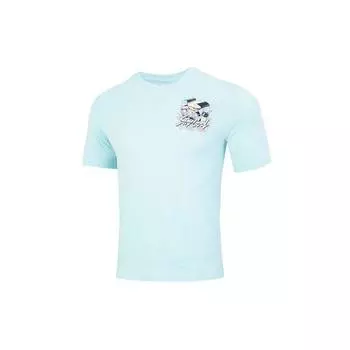 Under Armour Спортивная повседневная футболка с круглым вырезом и надписью «Light», мужская, цвет синий 1361679-441 M