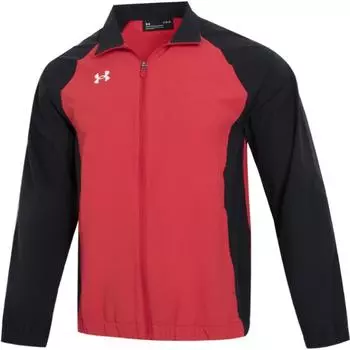 Under Armour Спортивная тканая куртка с цветными блоками и логотипом Мужские куртки Красный 22500402-600 XL