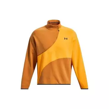 Under Armour Спортивная толстовка Unstoppable Color Block Spliced Stand Collar, мужская толстовка Formula-Orange 1379813-801 XL