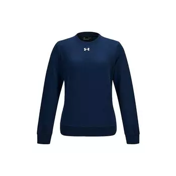 Under Armour Спортивная трикотажная толстовка с круглым вырезом для тренировок Женская толстовка Academy-Blue 21600302-408 S