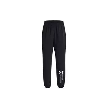 Under Armour Спортивные брюки с однотонным узором и принтом, женские брюки, черные 1377551-002 M