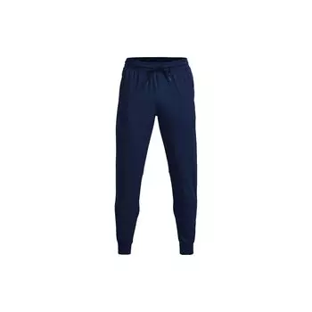 Under Armour Спортивные однотонные спортивные брюки с завязками на талии, мужские, темно-синие 1374658-408 M