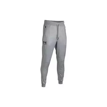 Under Armour Спортивные однотонные спортивные штаны для бега, мужские низы, серые 1376978-011 S