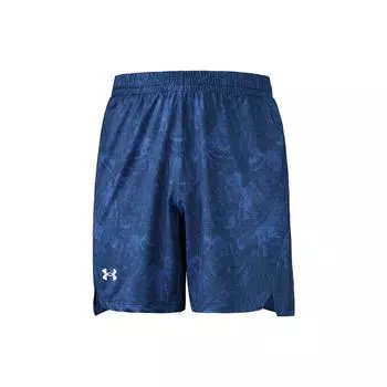Under Armour Спортивные шорты с принтом, мужские шорты синего цвета 22500207-437 L
