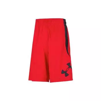 Under Armour Спортивные шорты с сплошным логотипом, мужские шорты, красные 1351284-600 M