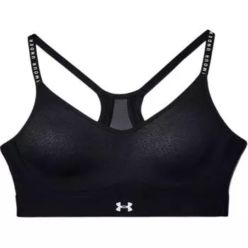 Under Armour Спортивный бюстгальтер Infinity Low-Intensity Training, женское нижнее белье, черное 1351985-001 XS