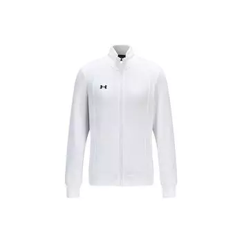 Under Armour Спортивный повседневный трикотажный кардиган для тренировок и соревнований, куртка женская, белая 21600308-100 XL