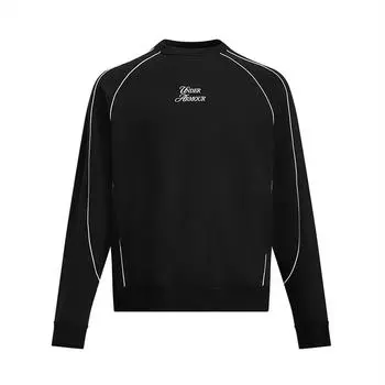 Under Armour Sports Club Fleece Athletic Long Sleeve Sweatshirt Men Sweatshirts Black 6005893-001 M