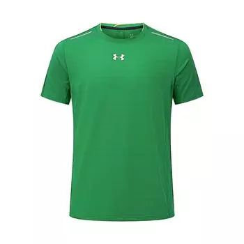 Under Armour Sports Jersey Running Workout Daily Casual Short Sleeve Dopamine Crew Neck T-Shirt Unisex T-Shirt Green 22500509-305 L