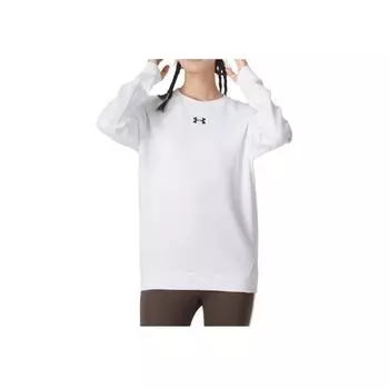 Under Armour Sports Lifestyle Series Logo Casual Fitness Crewneck Sweatshirt Unisex sweatshirt White 23600306-100 XL