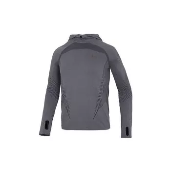 Under Armour Sports Training Hooded Long Sleeve Sweatshirt Men Sweatshirts Gray 1356608-012 M