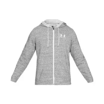 Under Armour Sportstyle Logo Hoodie Jacket Men jackets Gray 1345776-112 L