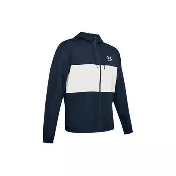 Under Armour Спортивная ветровая свободная куртка с капюшоном на молнии, мужская верхняя одежда Academy-Blue 1329297-408 M