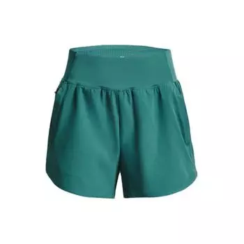 Under Armour SS23 Твердые широкие свободные шорты для фитнеса женские шорты прибрежно-синие 1377555-722 S
