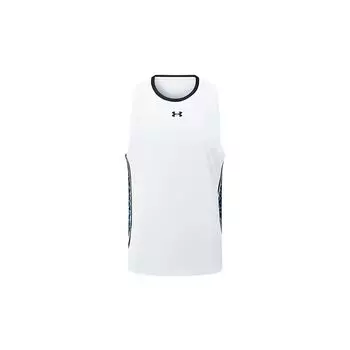 Under Armour SS24 Повседневный повседневный бег фитнес-тренировки быстросохнущий дышащий топ без рукавов унисекс топы белые 24500111-100 M