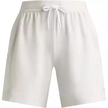 Under Armour Ss25 Her Knitted Casual Comfortable Versatile Lace-Up Sports Shorts Women shorts Peak-White 6005992-110 XS