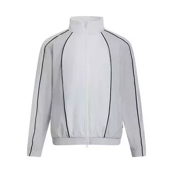 Under Armour SS25 Модная простая свободная куртка с воротником-стойкой и длинным рукавом, мужские куртки, белая 1390287-100 XL
