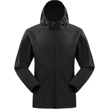 Under Armour SS25 Серия Commuter Модная Удобная Универсальная Куртка с Капюшоном Мужская Куртка Темно-Черная 15217201-0033 XXL