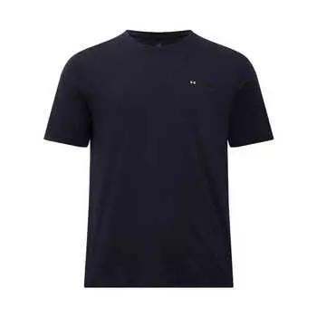 Under Armour SS25 Strip Series Loose Nautical Crew Neck Versatile Sport Comfortable Short Sleeve T-Shirt Men Tops Navy-Blue 1390203-410 S