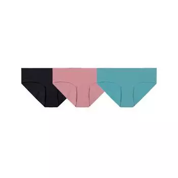 Under Armour Стильное удобное однотонное приятное к коже нижнее белье, 3 штуки Женское нижнее белье 1383910-400 M