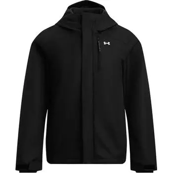 Under Armour Storm 3 в 1 тренировочная куртка для женщин, куртка черная 1371593-002 S