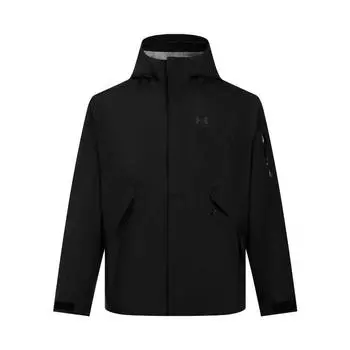 Under Armour Storm City Explore Casual Comfortable Sports Zipper Waterproof Jacket Men Jacket Black 6005887-001 M