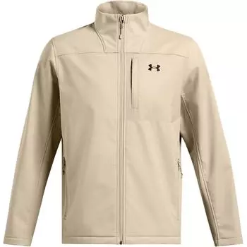 Under Armour Storm Cold Gear Infrared Loose Waterproof Windproof Breathable Stand Collar Pilot Jacket Men jackets Khaki Black 1371586-290 XL