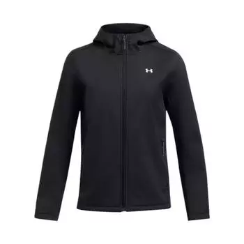 Under Armour Storm Cold Gear Infrared Shield 2.0 Casual Simple Comfortable Solid Color Versatile Jacket Women jackets Black 1371595-002 XL