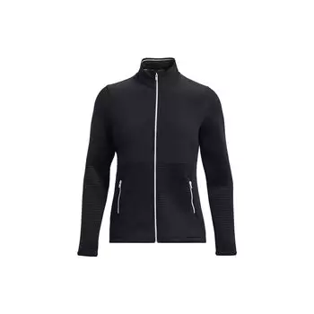 Under Armour Storm Daytona однотонная женская куртка с воротником-стойкой на молнии, черная 1380130-001 XS
