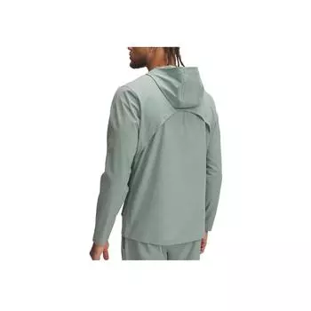 Under Armour Storm SS25 Logo Woven Hooded Jacket Men Jacket Green 1376794-348 S