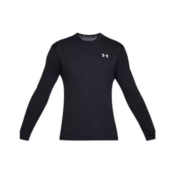 Under Armour Streaker Облегающая футболка с длинными рукавами Мужские топы Черные 1326584-001 S