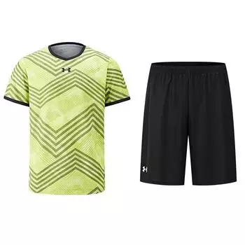 Under Armour Striped Color Block Casual Running Set Unisex Sportswear 23500503-790+24500204-001 3XL