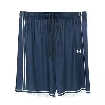 Under Armour Stylish Simple Versatile Basketball Knit Casual Shorts Men shorts Navy-Blue 25500222-409 XS