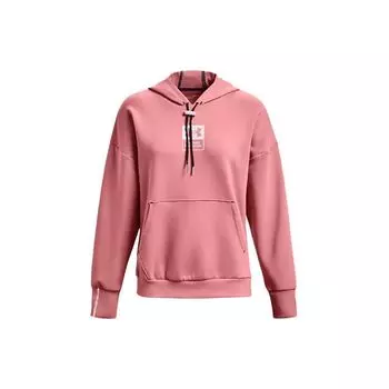 Under Armour Summit Knit Hoodie Training Sweatshirt Женские топы Глиняно-розовый 1369416-663 L